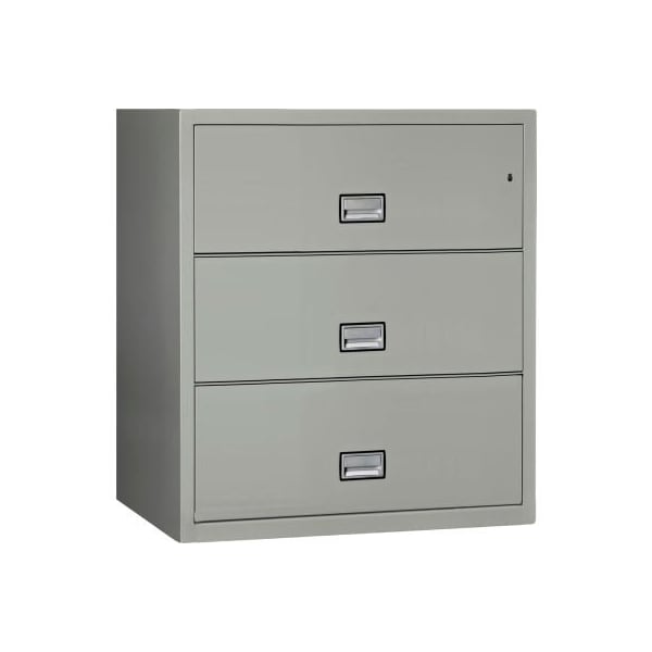 Phoenix Safe International Phoenix Safe Lateral 38" 3-Drawer Fire and Water Resistant File Cabinet, Light Gray - LAT3W38LG LAT3W38LG - main